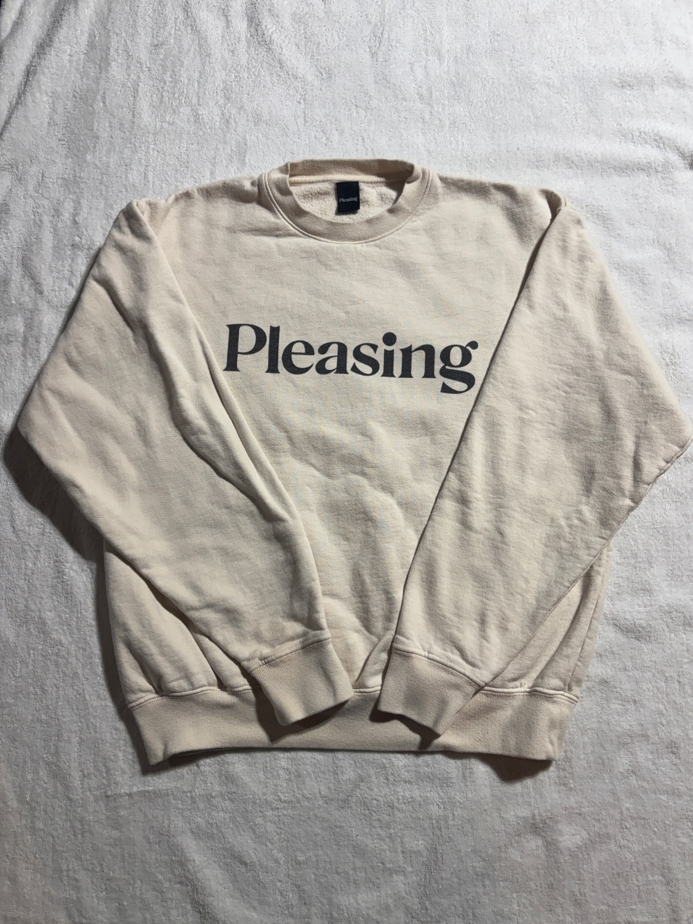 Pleasing Crewneck Sweatshirt - Cream
